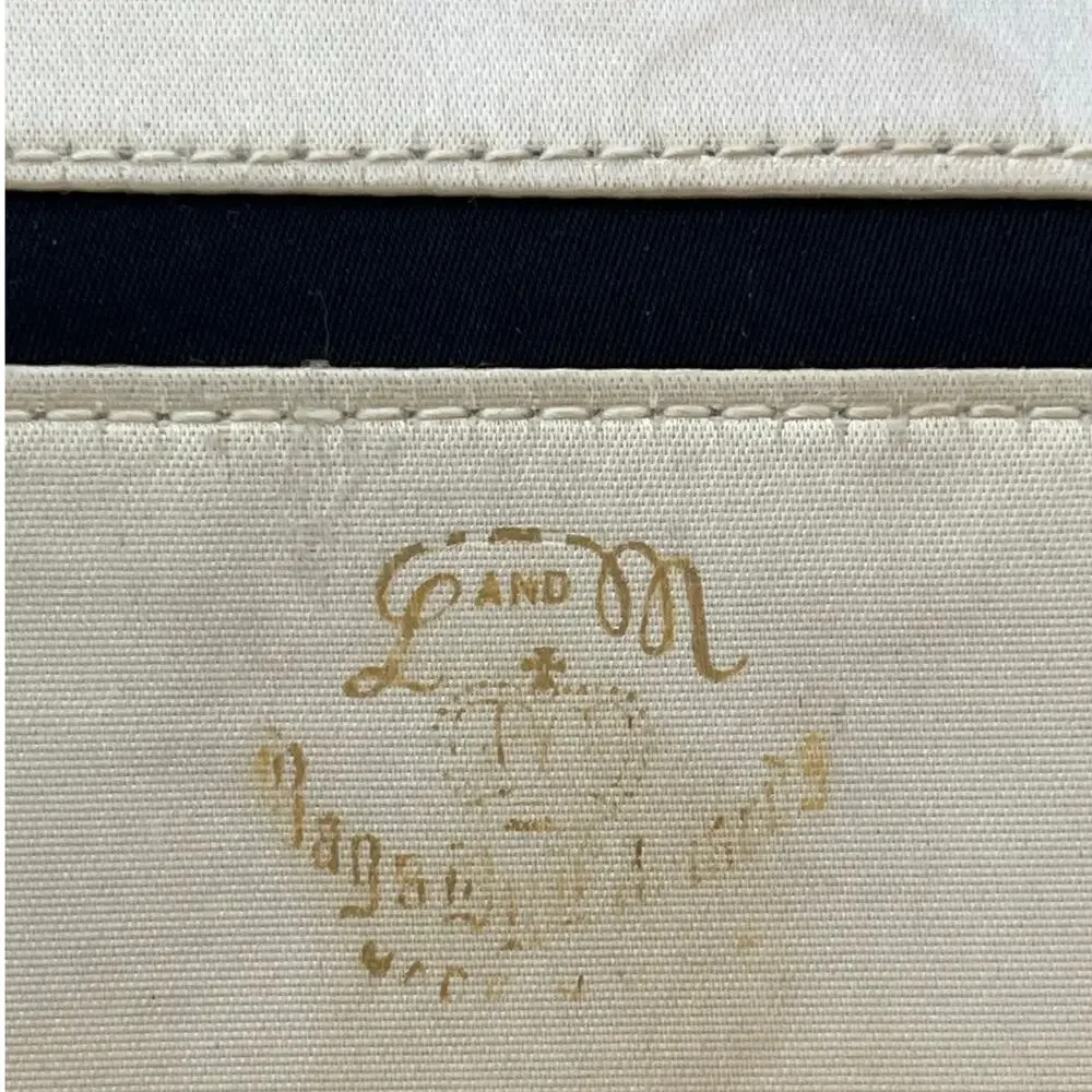 Vintage L&M 1950s Womens Clutch Handbag Formal Mother of Pearl